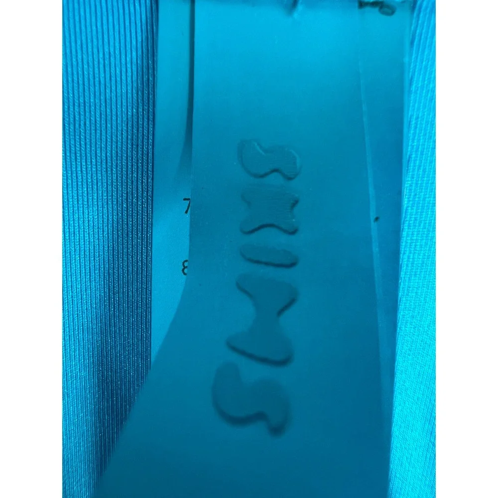 SKIMS Micro Tanga Bikini Bottom Aqua Blue Swimwear Size XL
